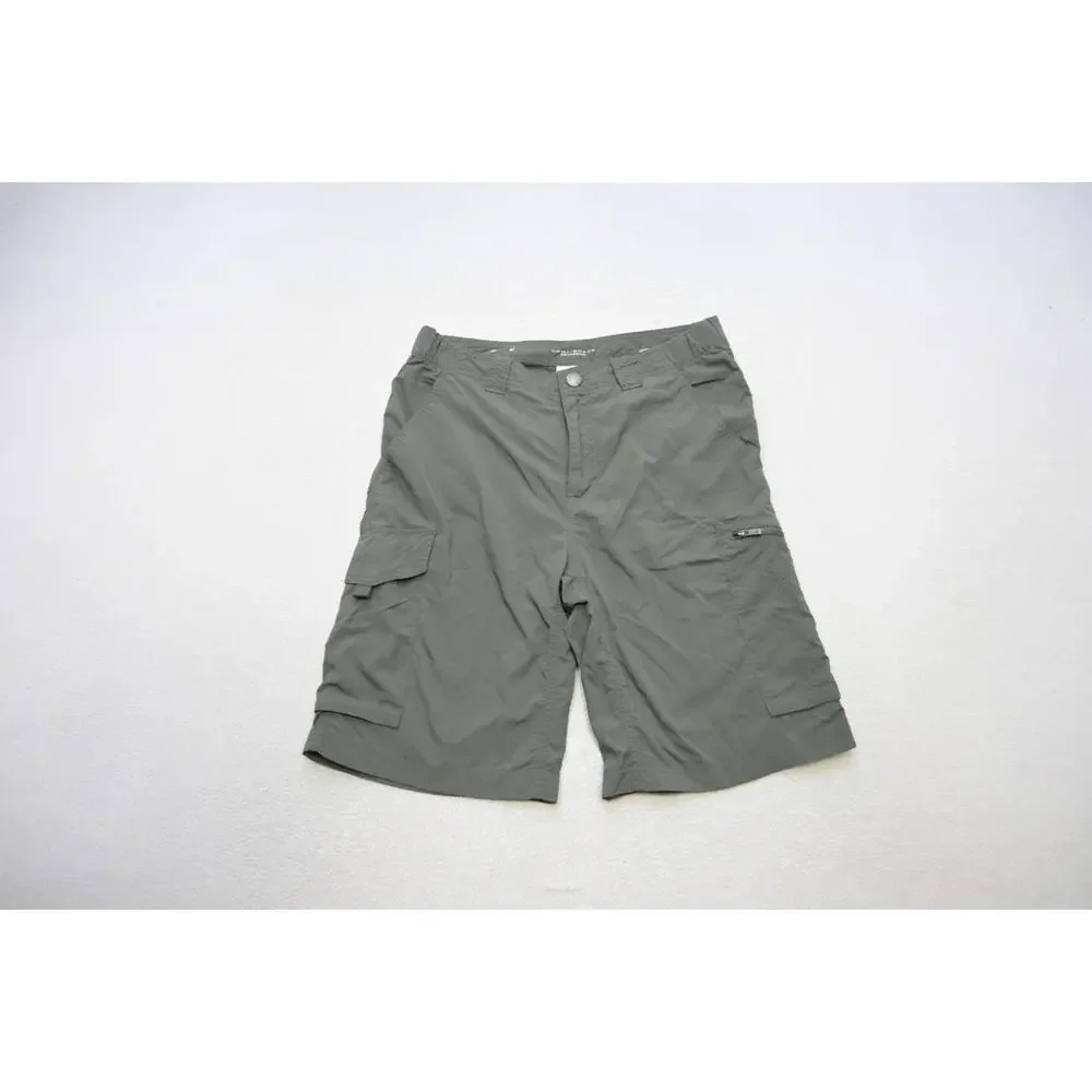 Columbia Omni-Shade Cargo‎ Shorts Green Fishing Hiking Camping Mens Size 30